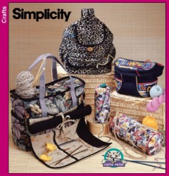 4542 SIMPLICITY NEEDLEWORK TOTES,  BACKPACKS, CADDY PATTERN
